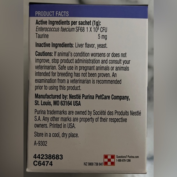Purina Pro Plan FortiFlora Feline 30 Sachets x 2 Boxes - Picture 3 of 5